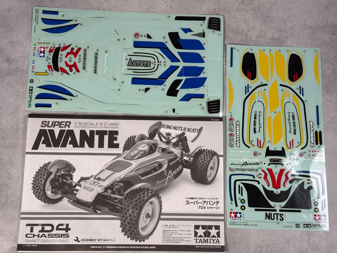 1/10RC スーパー アバンテ (TD4シャーシ) オプションパーツおまけ付き