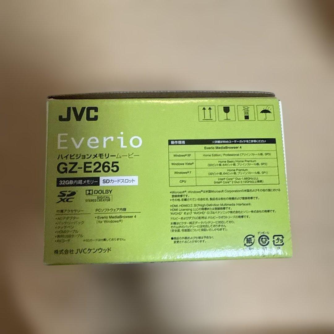 JVC GZ-E265 Everio ビデオカメラ ブラック　ケースバッグ付属