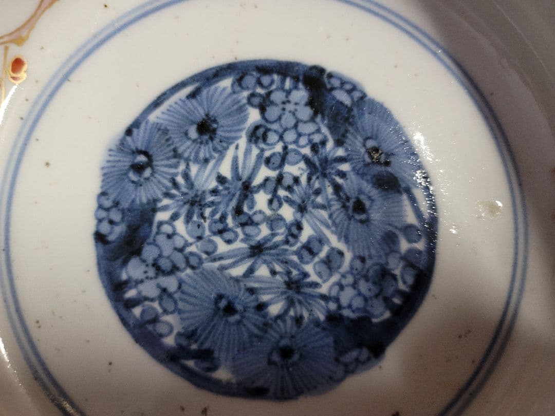 値下げ限界早い者勝ち無傷蔵だし　古伊万里　蛸唐草三方窓鯉滝登り見込四君子松竹梅鉢