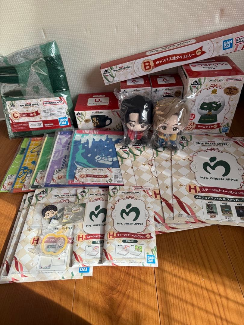 Mrs. GREEN APPLE一番くじ２3点セット