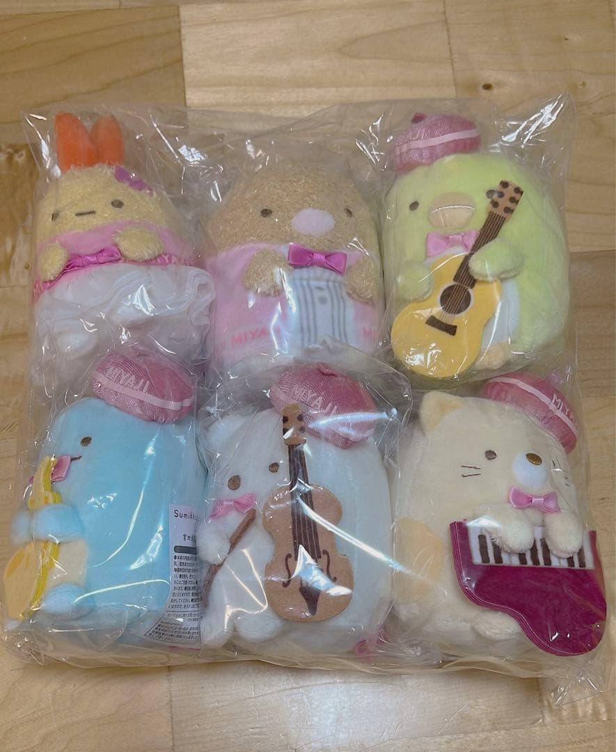 すみっコぐらし　人形　6体セット　宮地楽器限定