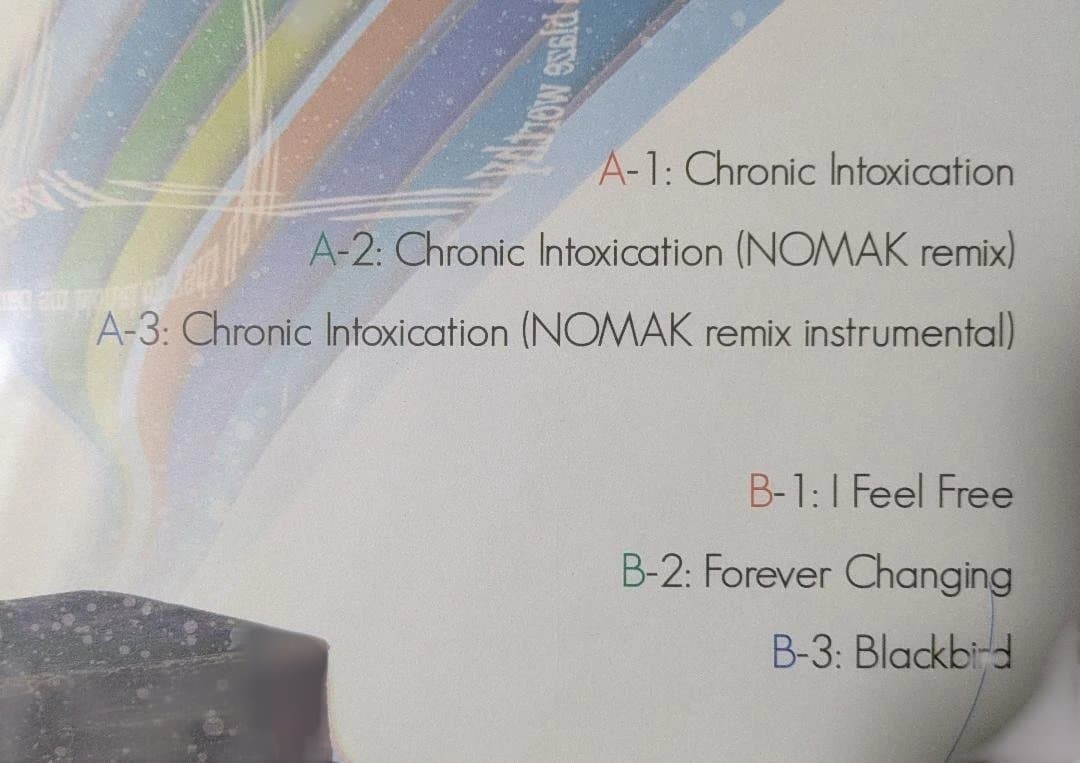 Nieve & Cook Chronic Intoxication レコード