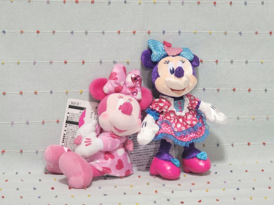 ピンク ミニー ぬいぐるみバッジ 東京ディズニーリゾート