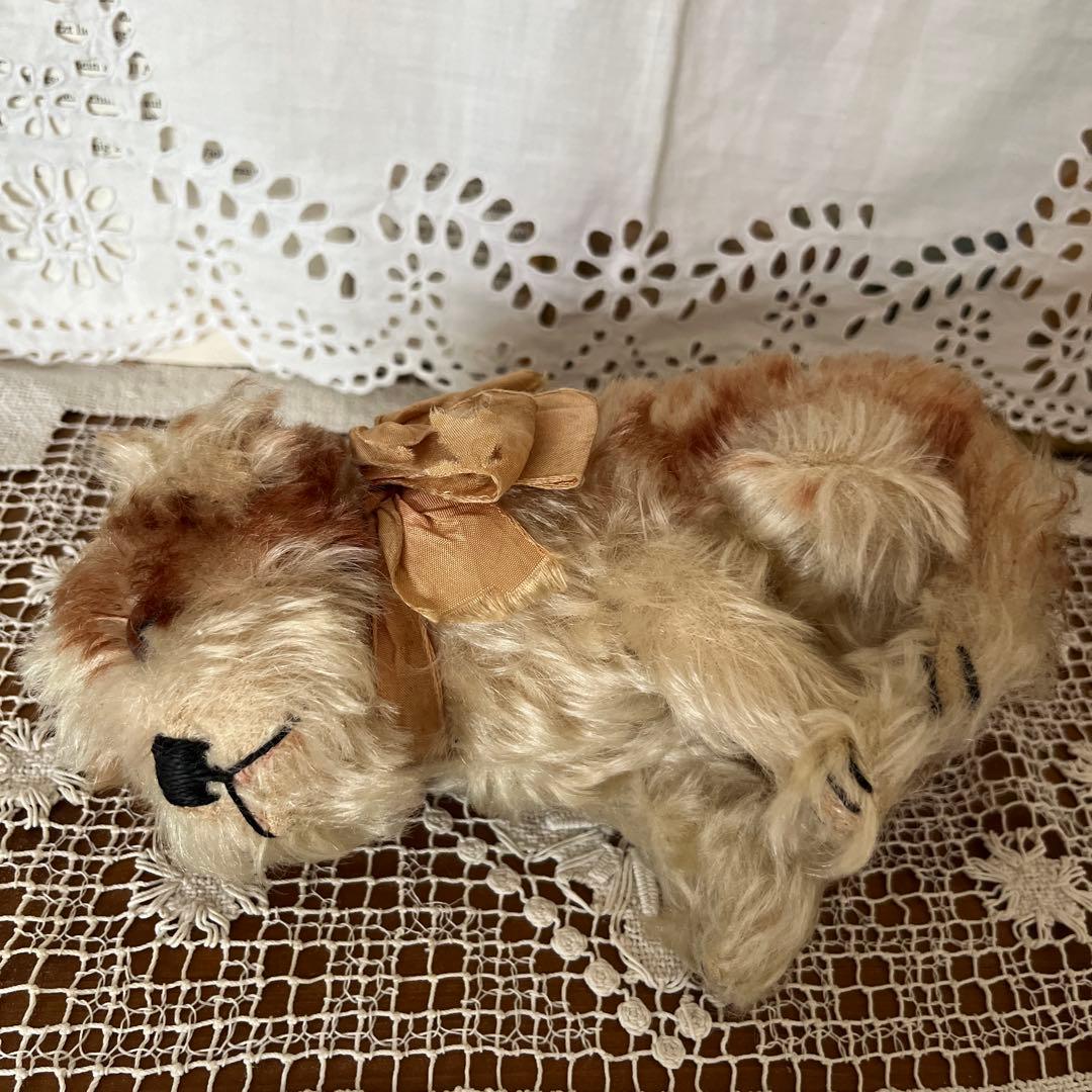 シュタイフ　犬のぬいぐるみ　Molly Puppy Steiff タグボタン有