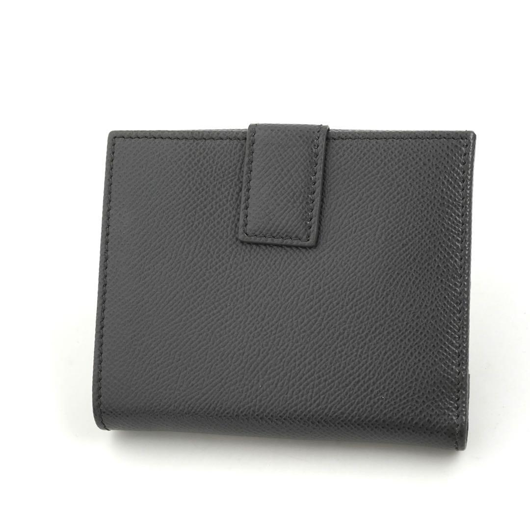 ✨新品未使用・箱付✨　Ferragamo ミニ財布　ガンチーニクロジャー　グレー