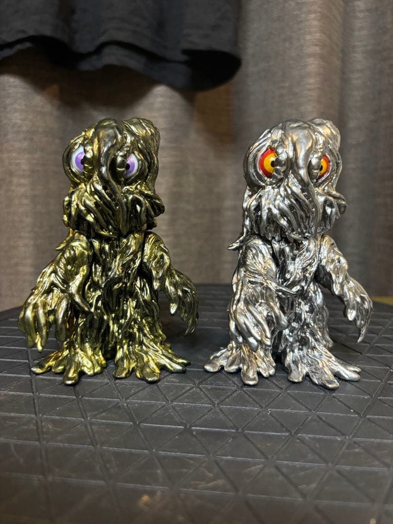 へドラ CCP フィギュア ソフビ メッキ3体セット