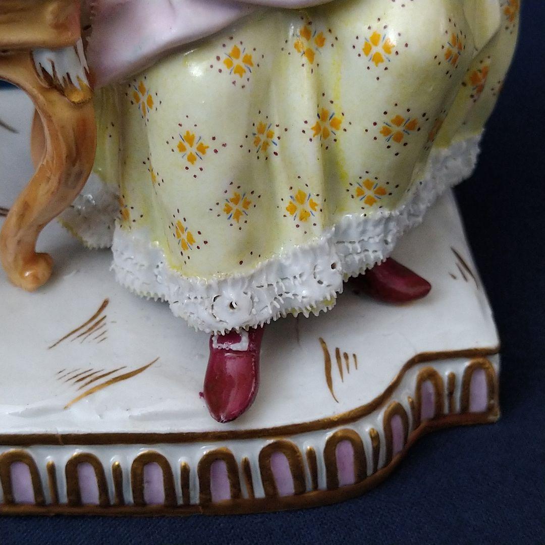 ✤1924年以前マイセン(Meissen)フィギュリン『五感の寓意(味覚)』