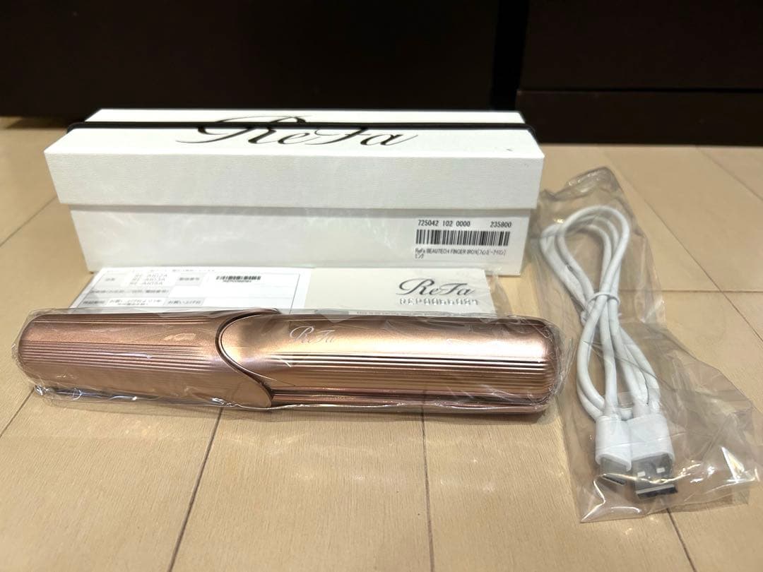 ReFa フィンガーアイロン RE-AI05A 新品未使用ローズゴールド