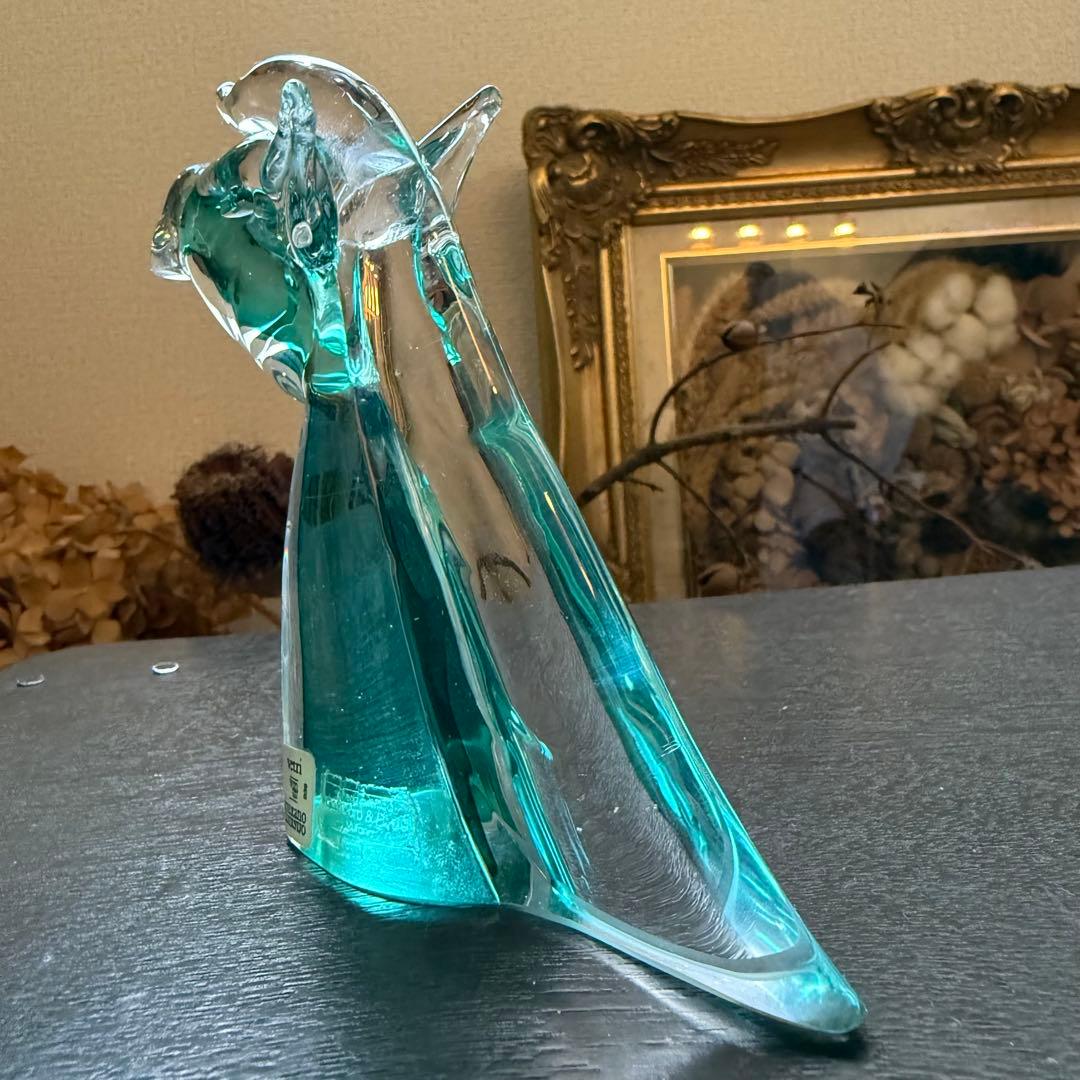 ムラーノグラス 馬 murano vetri ビンテージ ヴェネツィアンガラス