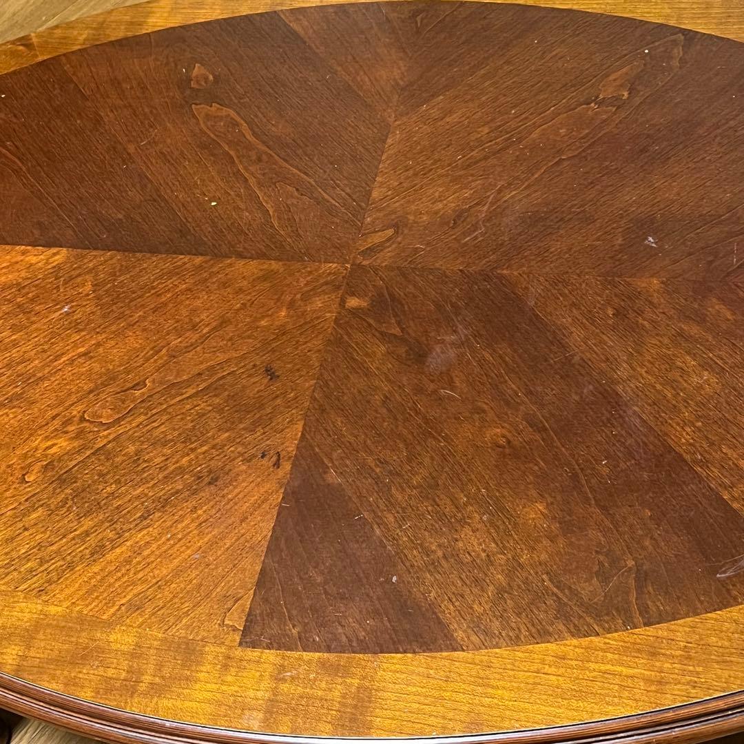 テーブル　輸入家具　高さ40cm 楕円形