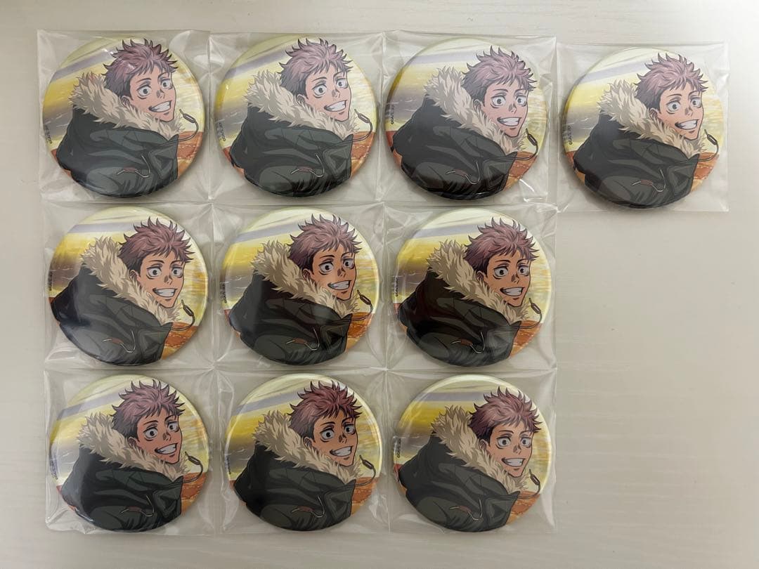 呪術廻戦展 虎杖悠仁 海辺 缶バッチ