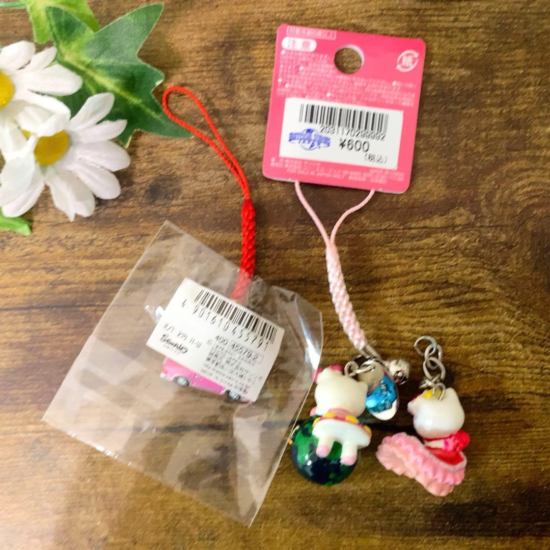 レア　サンリオ ハローキティ USJ限定　 ドレス 車　地球儀　根付　3点