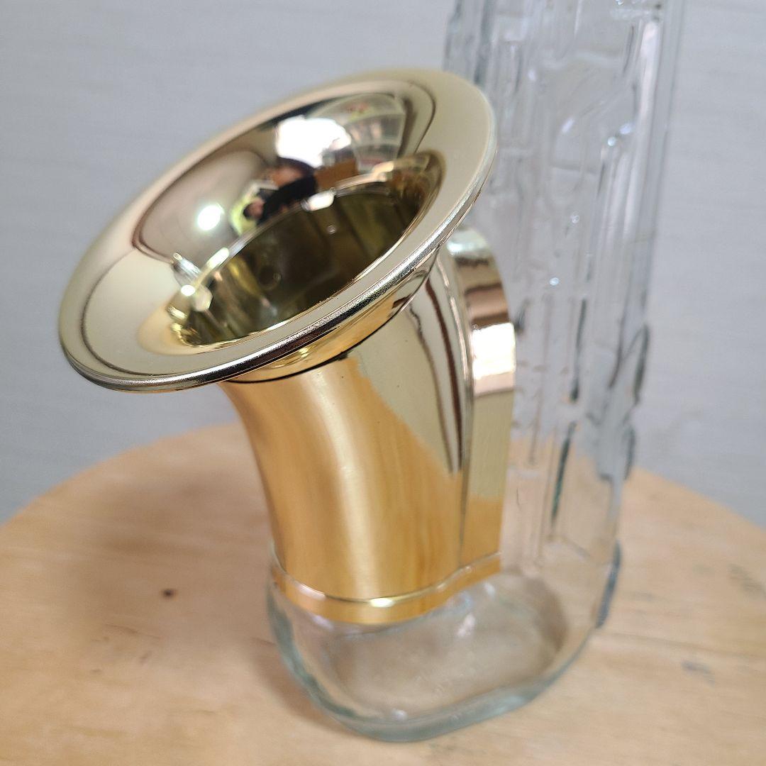 サクソフォン型ウイスキーボトル 600ml 43%　空瓶