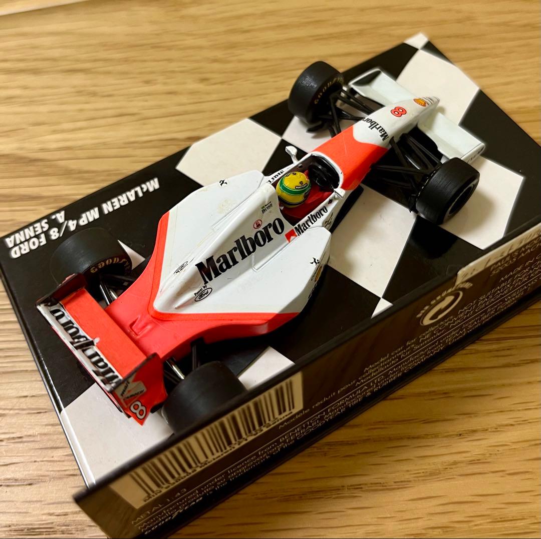 ミニチャンプス マクラーレン MP4/8 A.セナ 1/43 マルボロ仕様