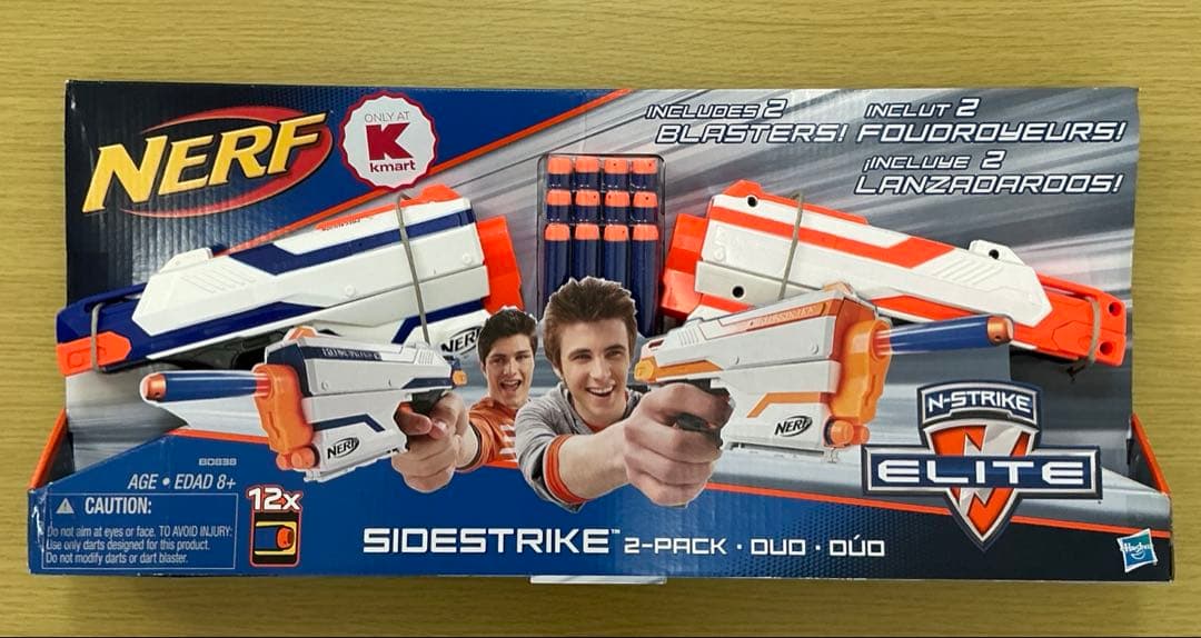 【貴重】NERF サイドストライク　2-PACK