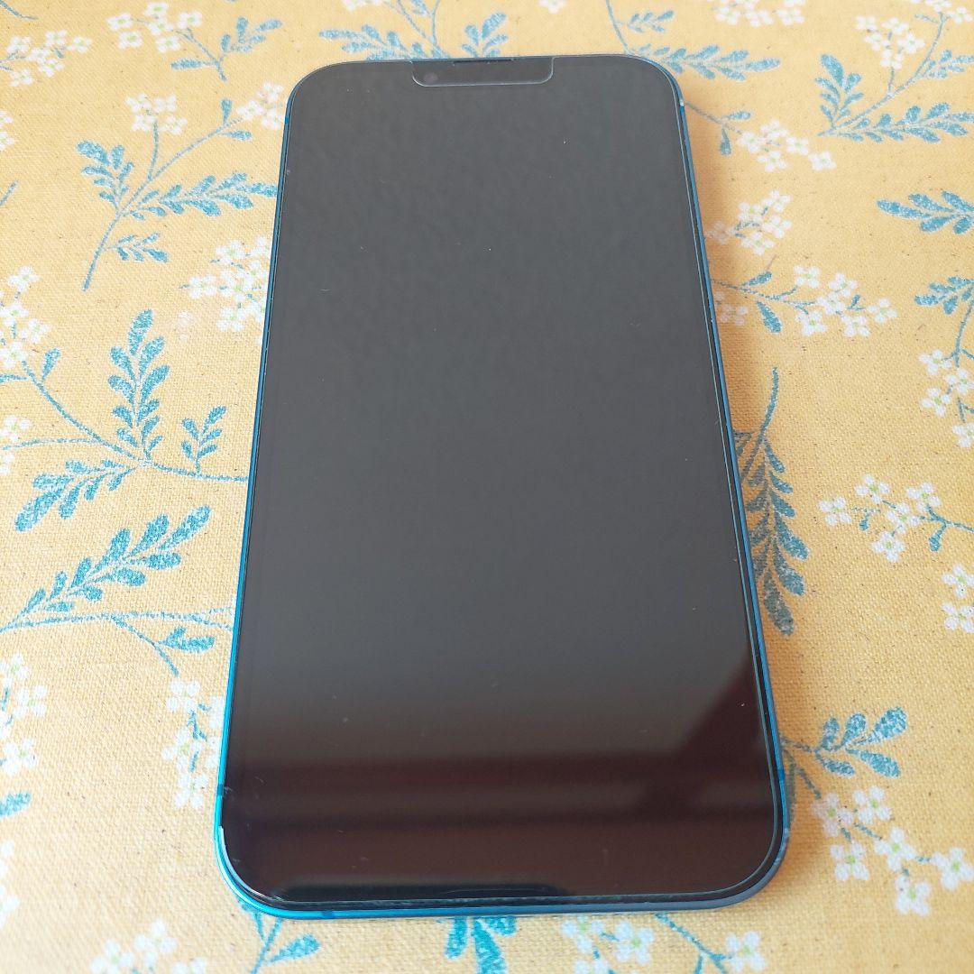 Apple iPhone 13 本体 青　128GB　iFaceケース付き