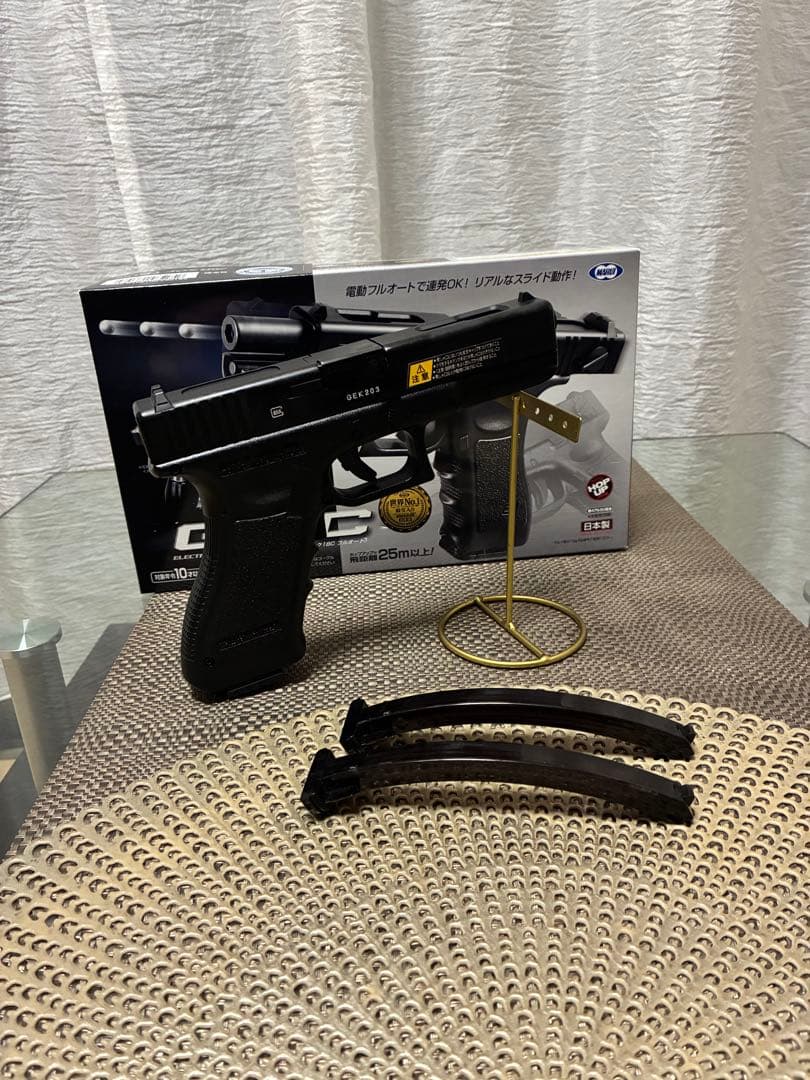 東京マルイ　カスタム品　グロックG18C Glock 強化ピニオン　マガジン箱付