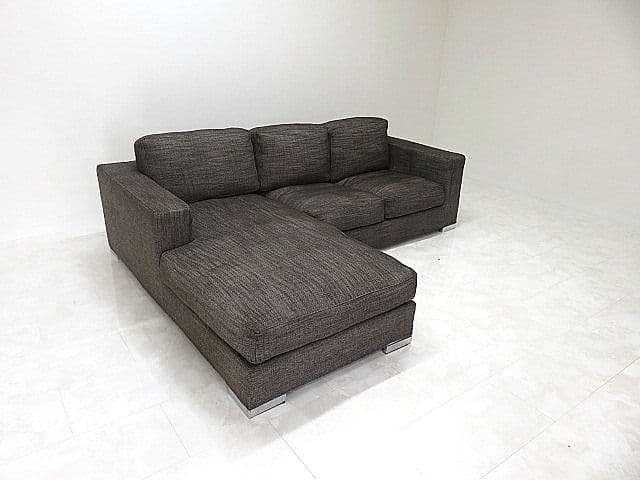 展示品　TIME＆STYLE/タイム＆スタイル　フェザークッションカウチソファ