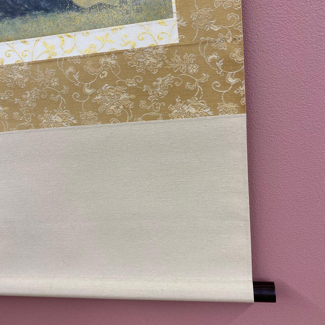 美品 掛け軸 伊藤嘉晃作 淡墨桜図 さくら 縁起物 美術年鑑掲載