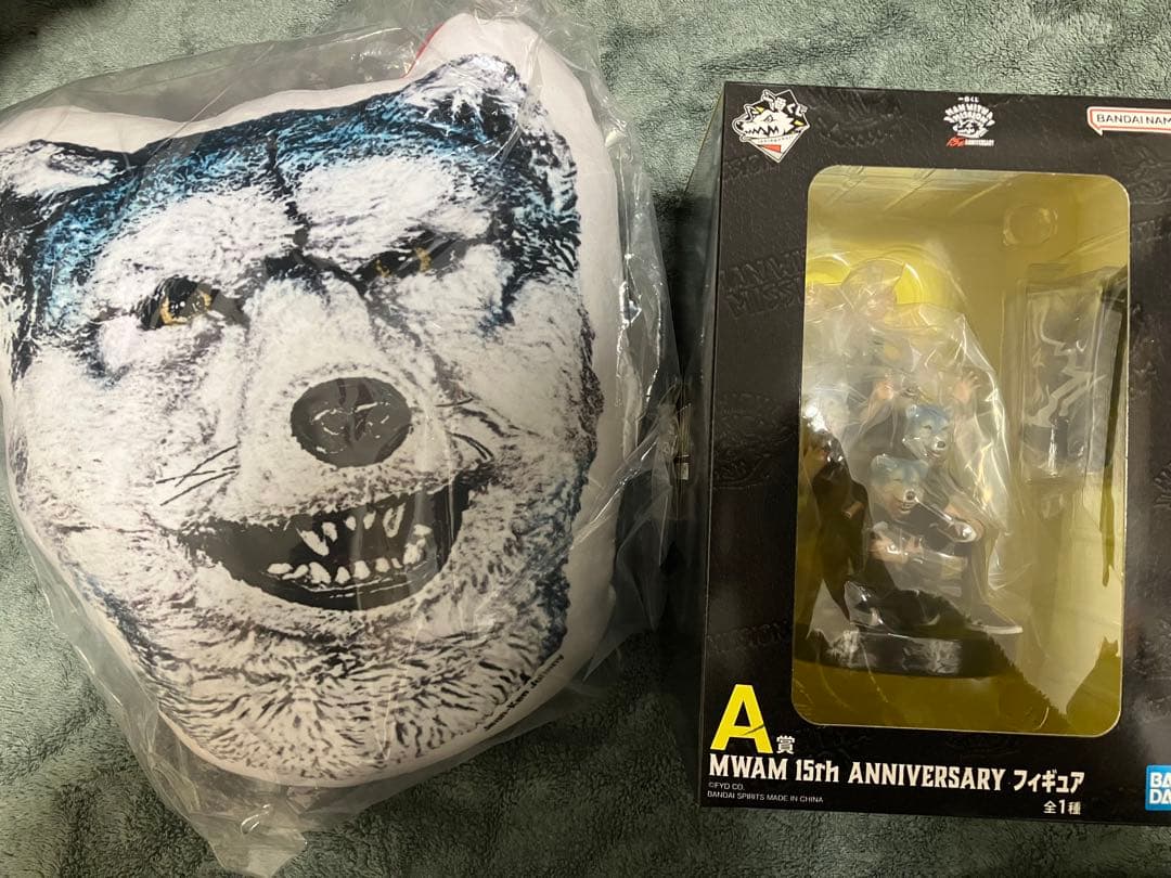 一番くじ マンウィズ A賞 E賞 MWAM フィギュア クッション　セット