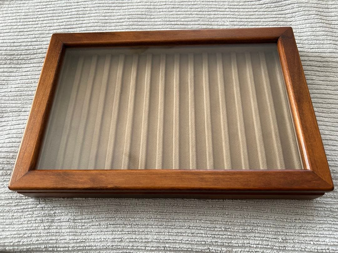 豊岡クラフト ペントレイ(固定蓋付き) 15本用 収納ケース