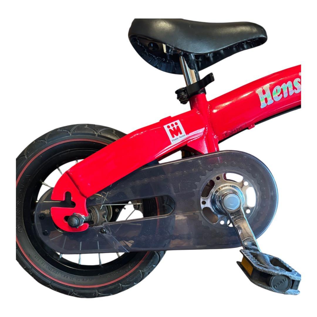 【美品】Henshin Bike へんしんバイク 12インチ レッド　赤