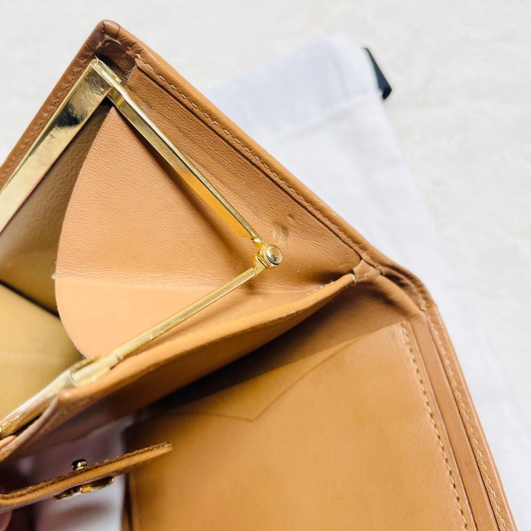 美品CELINE オールドセリーヌ 折り財布 トリオンフ マカダム　希少　がま口