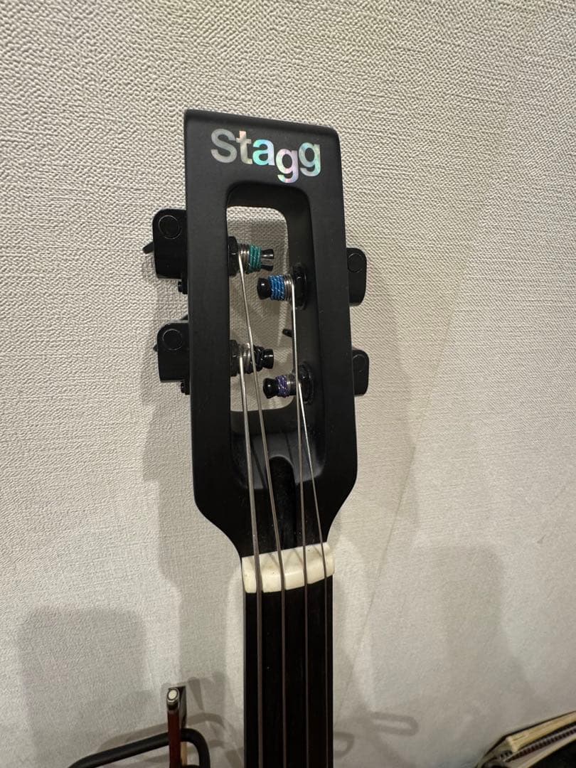 Stagg 中古サイレントチェロ・電子チェロ 弓・ケース付き 即購入可