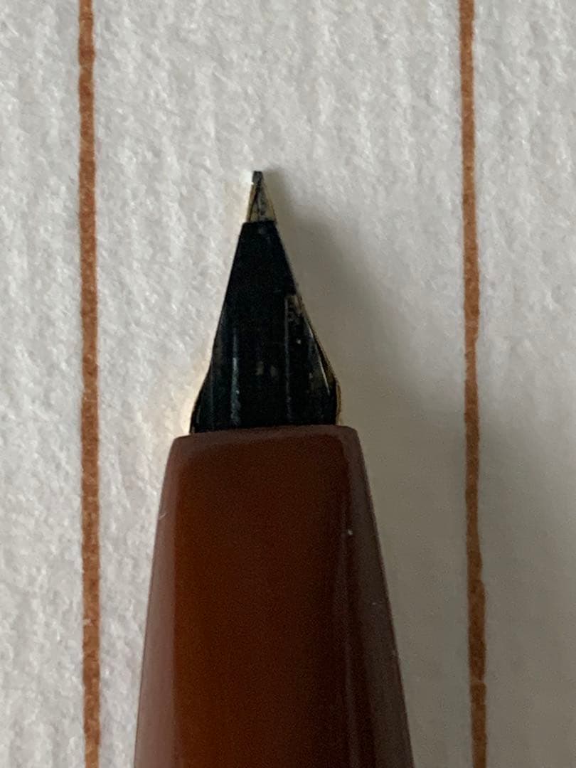 Platinum（プラチナ）レザー巻き万年筆 18Kペン先