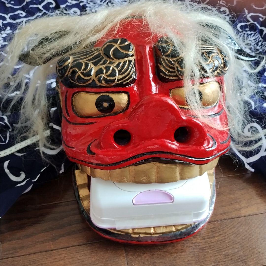 【さらに値下げしました】木製獅子頭