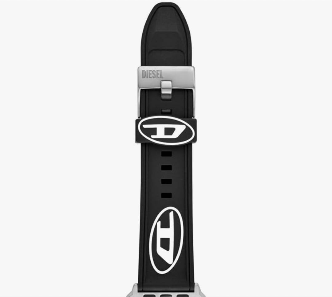 DIESEL ラバーベルト Apple Watch対応 ブラック