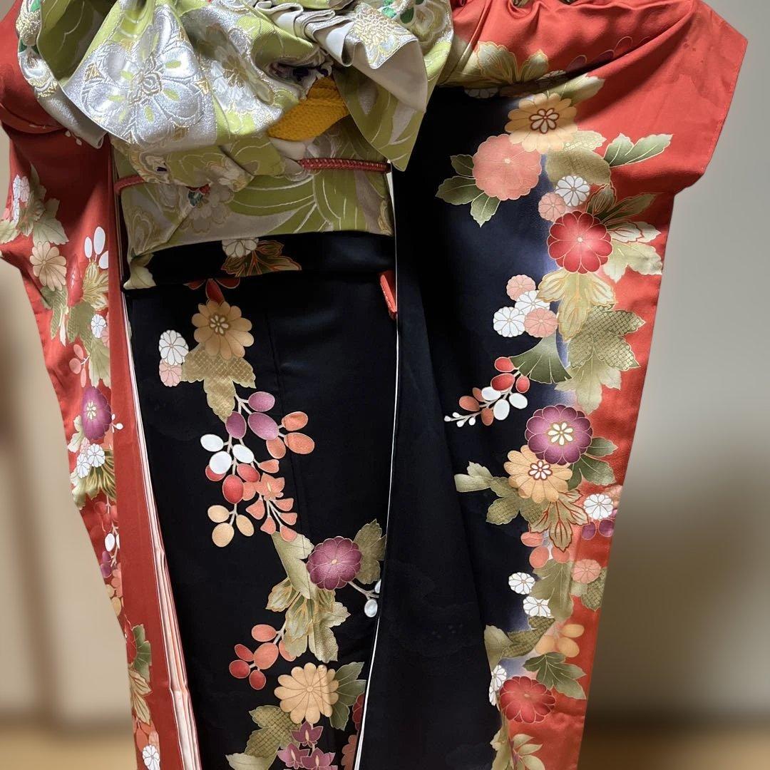 あきママ 振袖　長襦袢の2点セット　身丈166裄69.5