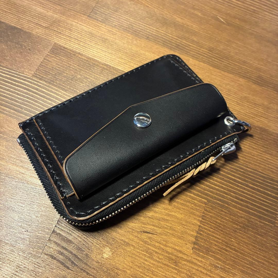 フラグメントケース　トラッカーウォレット　MARYAM社　ホースバット　茶芯