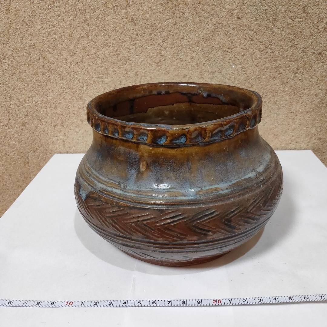 鉢　壺　工芸品　焼き物　陶器　古道具　骨董　アンティーク　レトロ