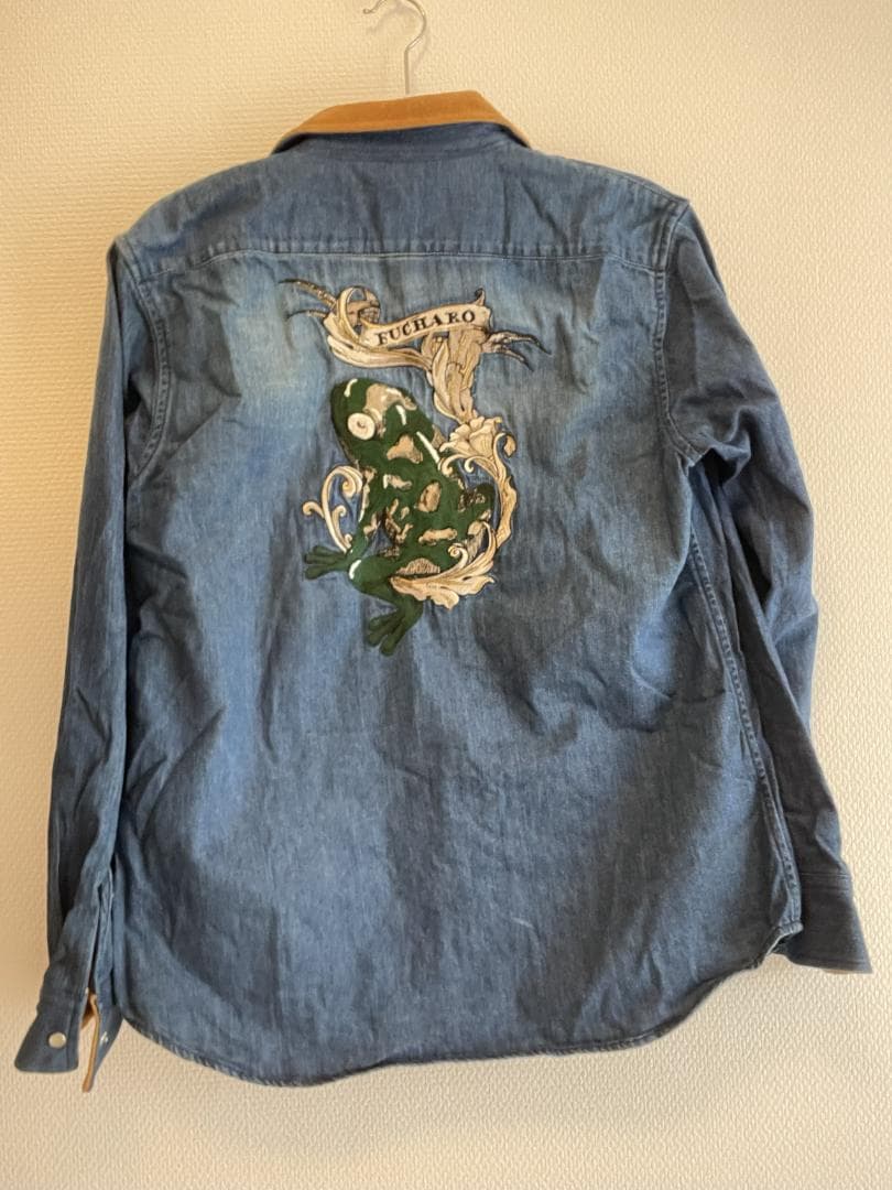 ちゃぼ【Lサイズ】UVERworld FC限定 刺繍デニムシャツ