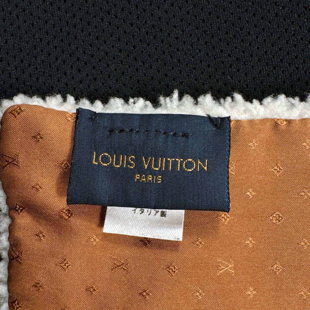 【美品】LOUIS VUITTON エシャルプ・シャーリング マフラー ムートン