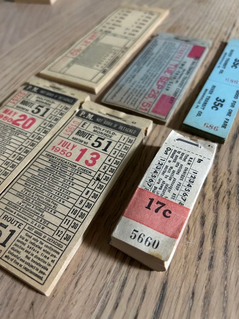 おまとめ　ブロックチケット　6冊 セット② セット③