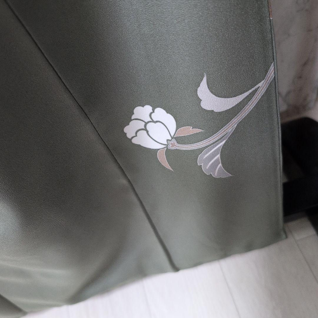 みっちょる様正絹色留袖　金駒金箔　落款　一つ紋