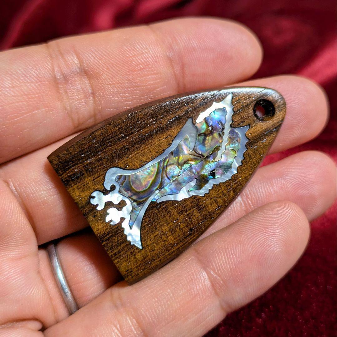 PRS　ローズ製　フレームドイーグル トラスロッドカバー RENSPOIM