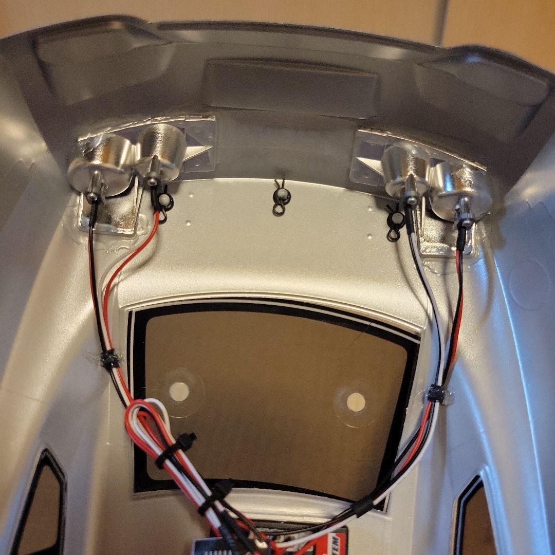 1/10RCタミヤGTR35ボディ、パトカー仕様