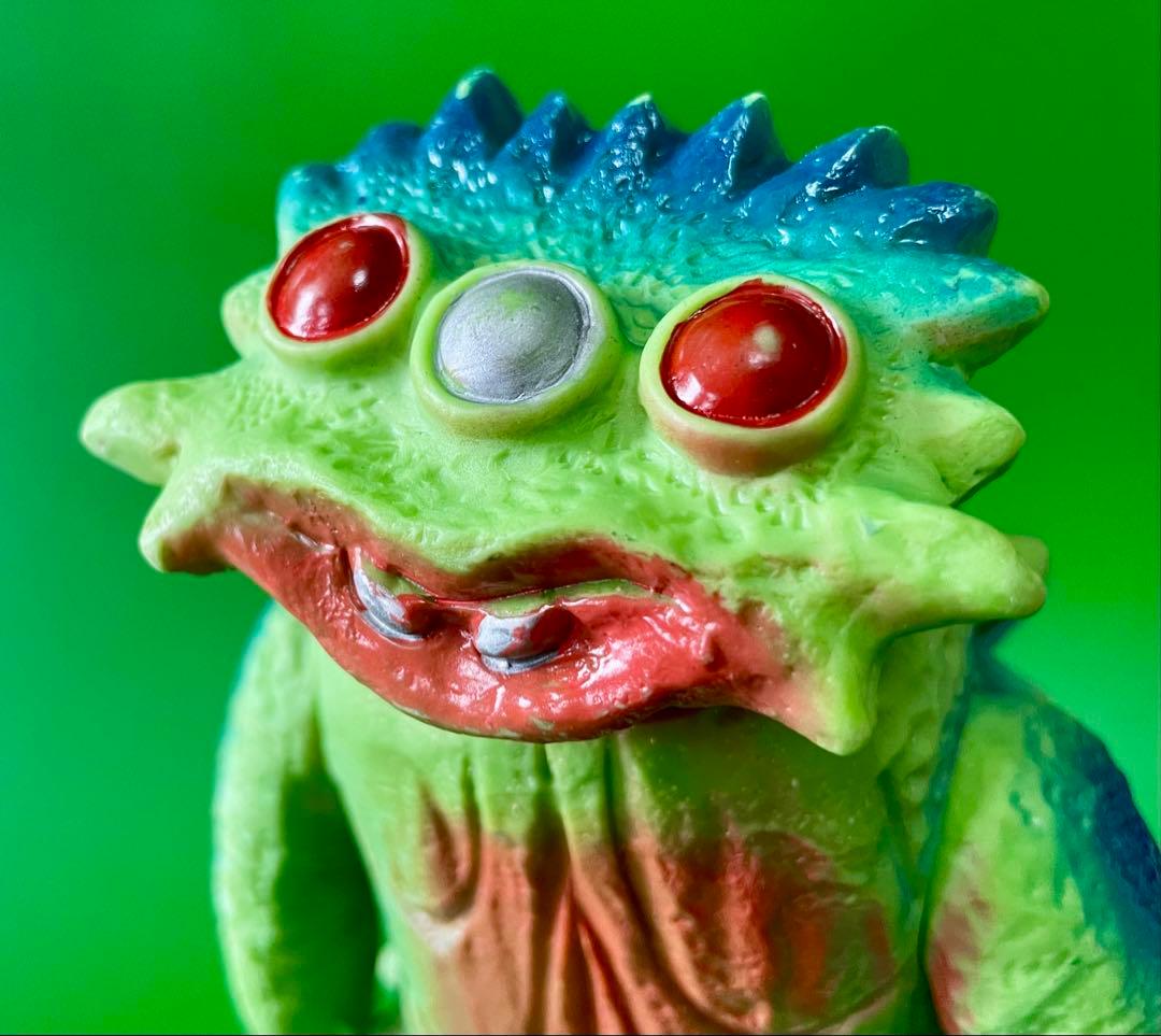 ビーコン ソフビ人形 美品 ブルマァクマルサンM1号 昭和レトロ