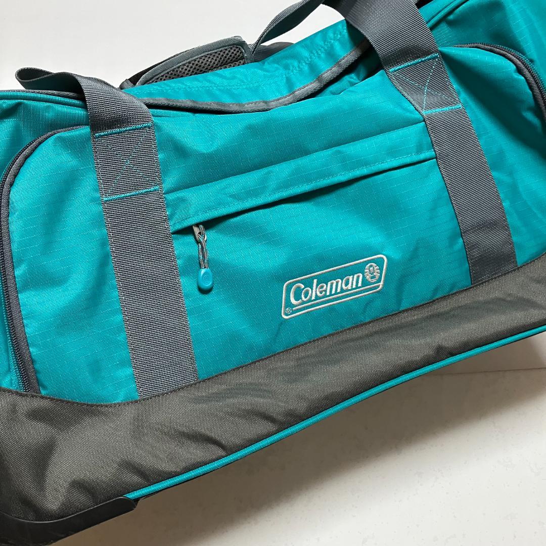 【美品】コールマン/Coleman キャスター付ボストンバッグ・修学旅行用等