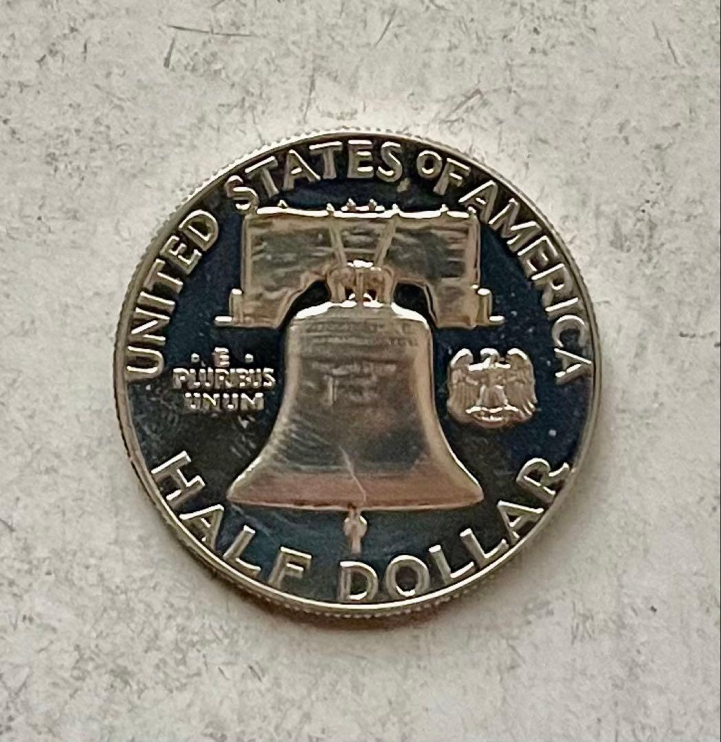 C234　1961年 ハーフダラー銀貨プルーフ フランクリン アメリカ