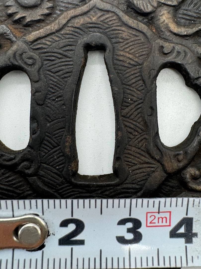 A274　鍔　武具　刀装具　南蛮鍔　龍