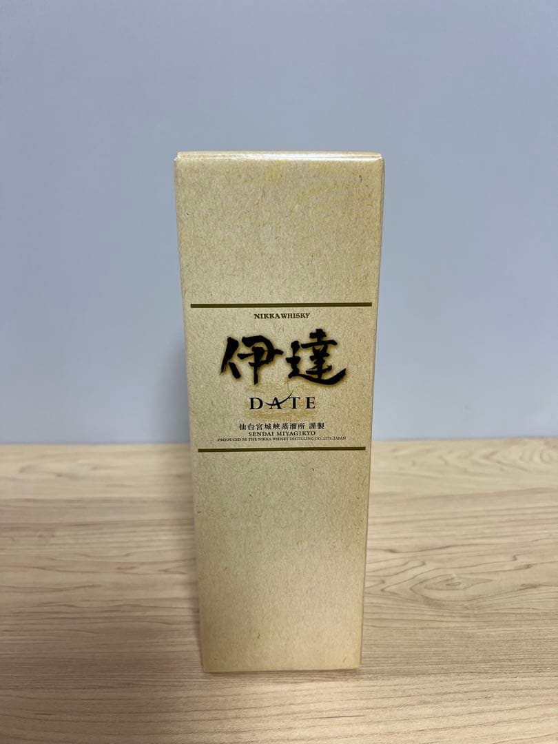 伊達　旧ラベル　ニッカウイスキー　未開封　箱付　仙台宮城峡蒸溜所製