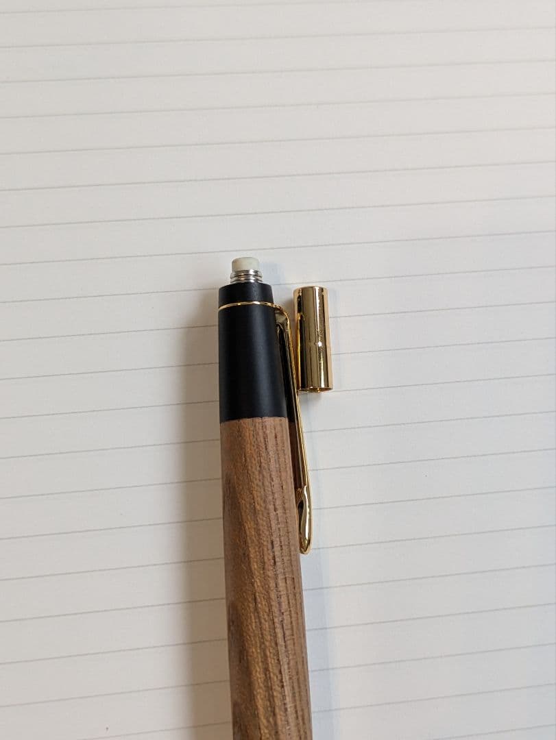 野原工芸　旧型　欅　シャープペンシル