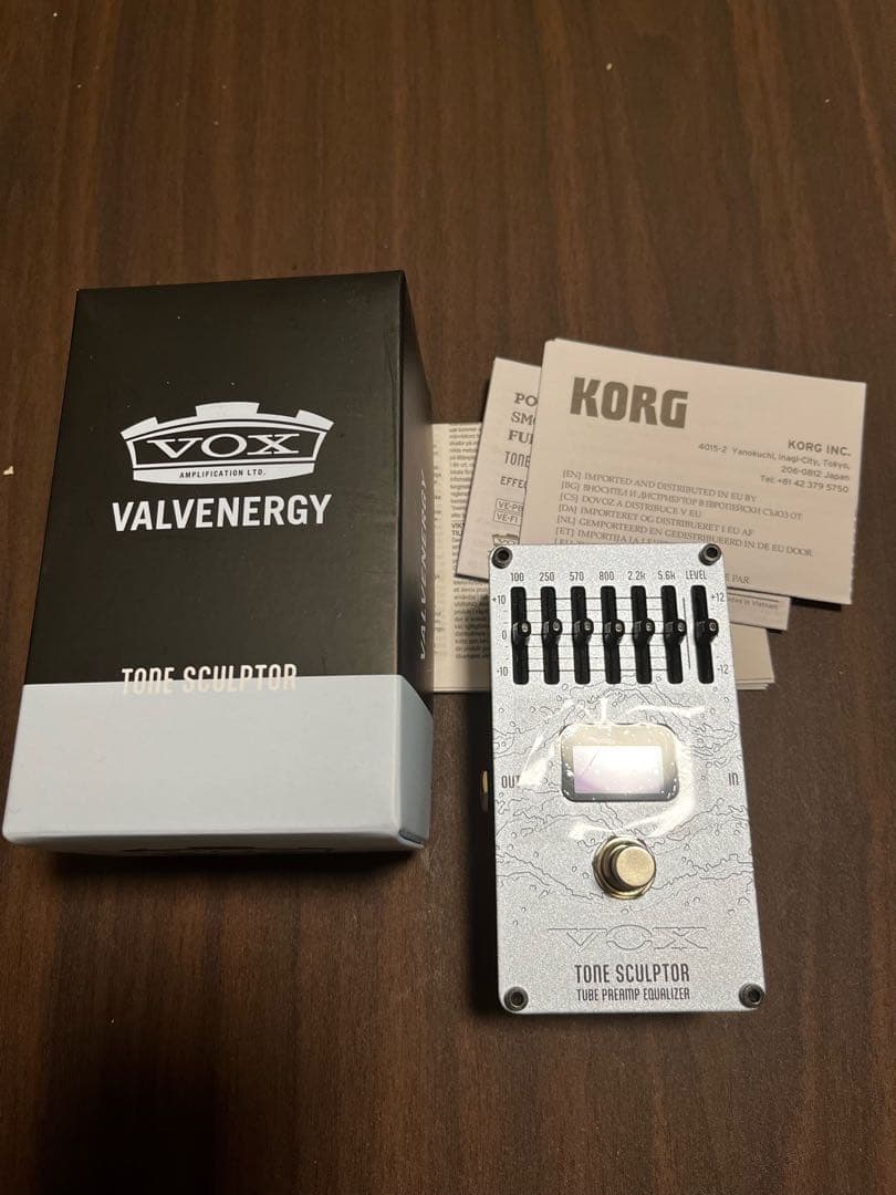 美品 VOX TONE SCULPTOR VE-TS イコライザーNuTube