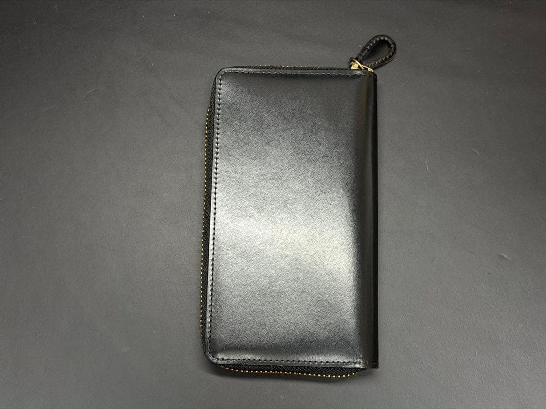 GANZO シンブライドル　4本挿しペンケース　ブラック　ブライドルレザー