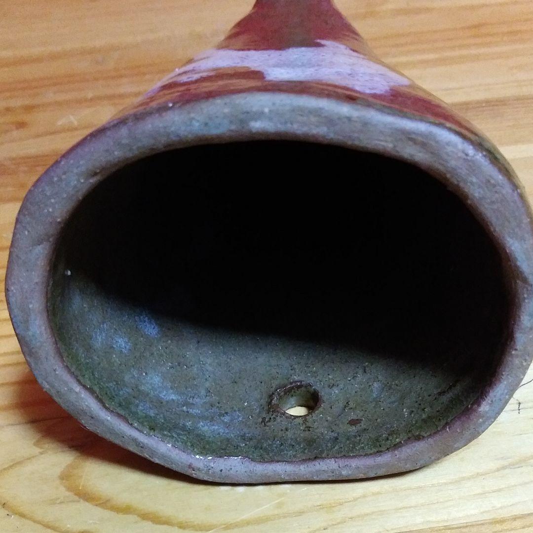 唐津焼き、角型掛花生け