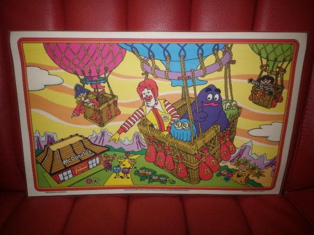 80’S★McDonald's★壁掛け★ポスター★42★ビンテージ★マクドナルド